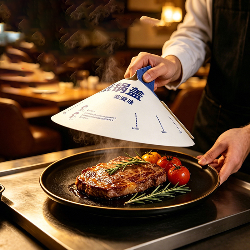 Camping Hiking Cooking - Adjustable Size Disposable Paper Pot Lids