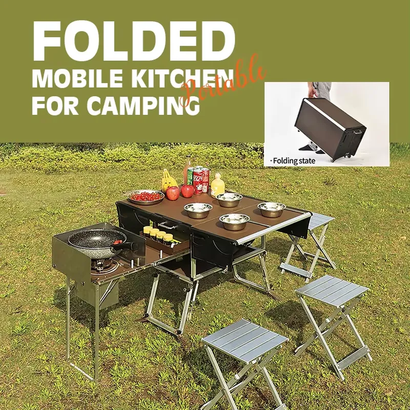 High Quality Foldable Outdoor  - Quality Camping Cooking Set ulasan dan harga