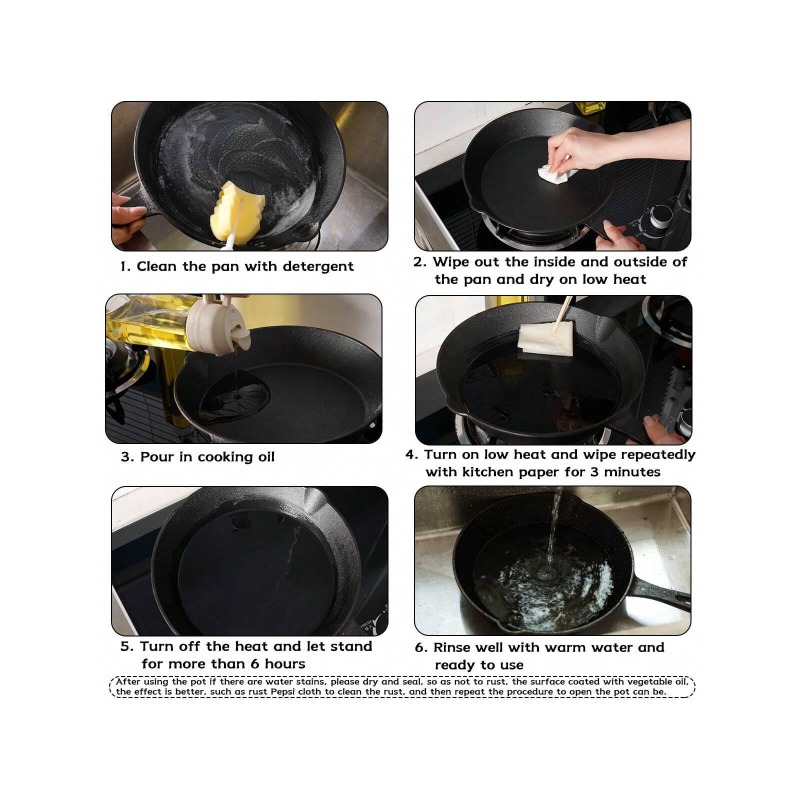 Black 3/4/5PCS Cast Iron Skill - Quality Camping Cooking Set ulasan dan harga