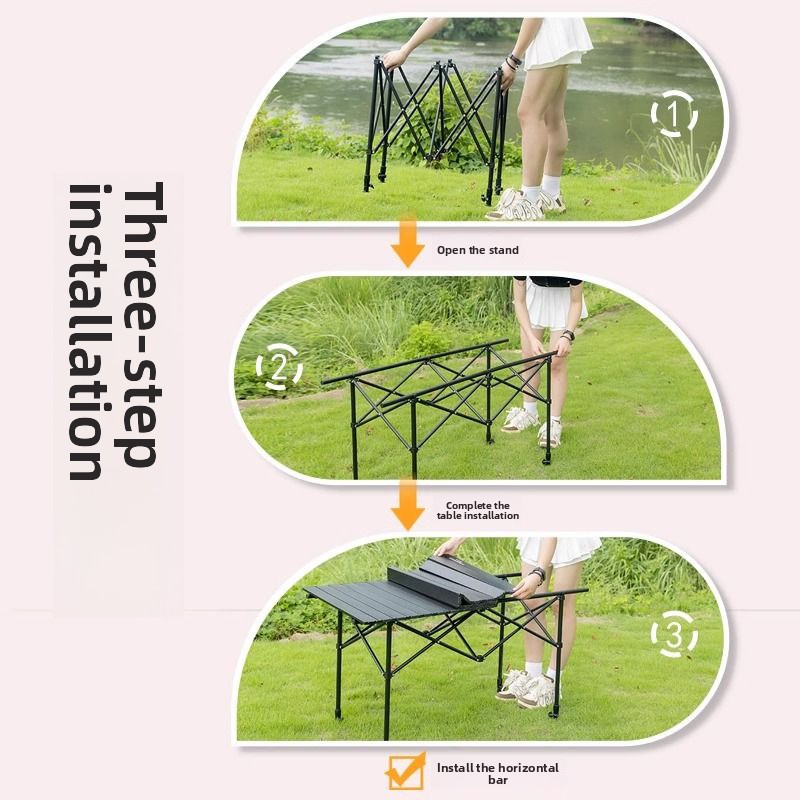 Portable Outdoor Camping Picni - Camping Cooking Table ulasan dan harga
