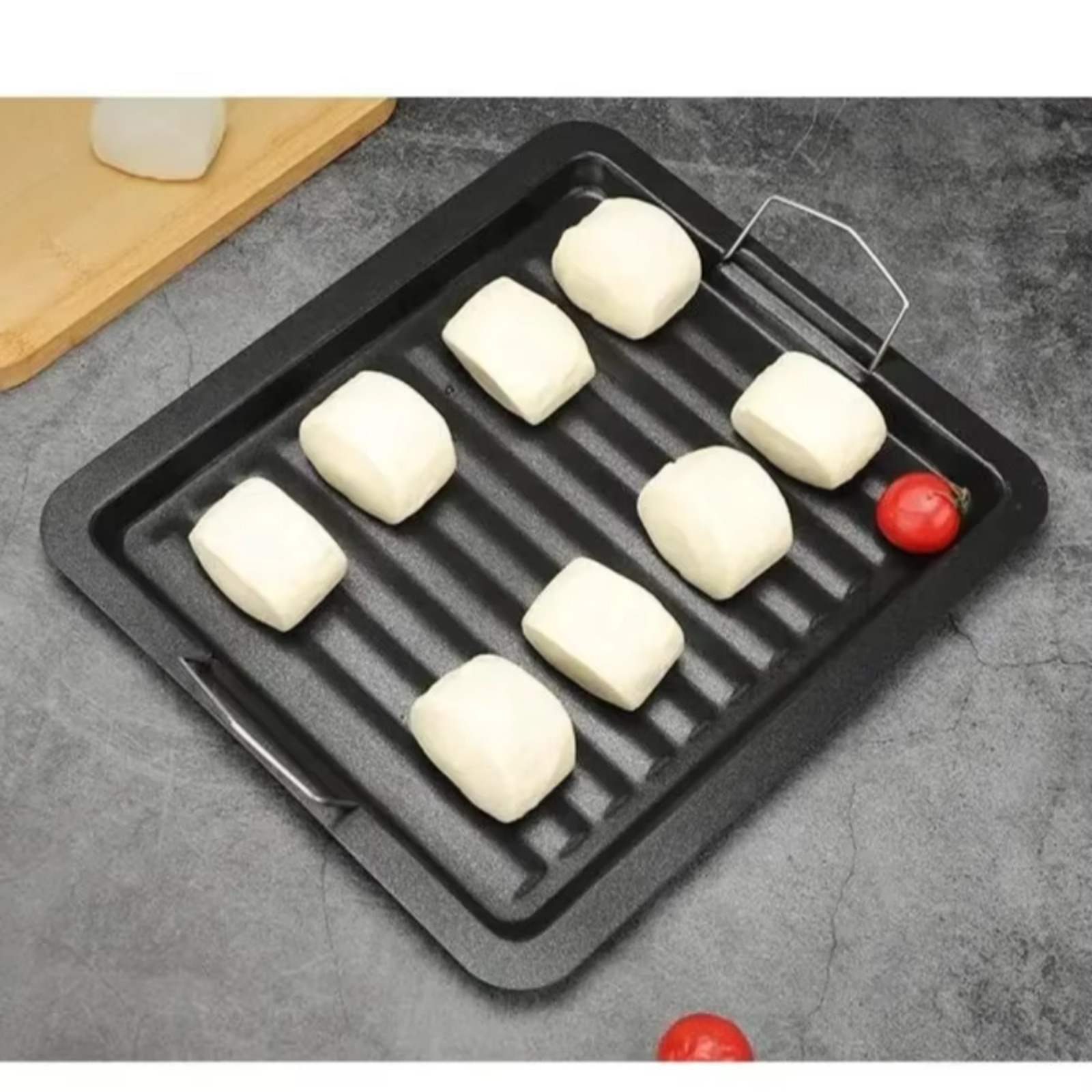 Griddle Pan Non Stick Iron Pla - Camping Cooking Flat Top ulasan dan harga
