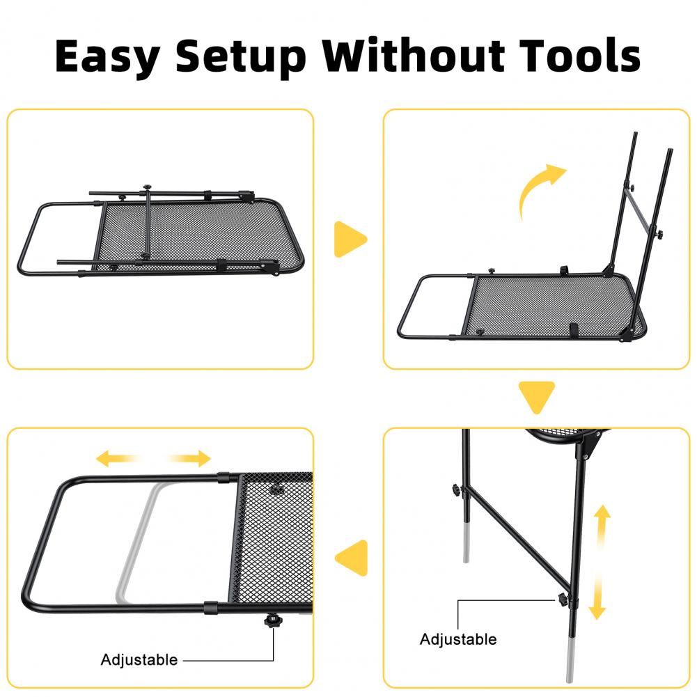 Tire Mount Camping Desk, Steel - Camping Hiking Cooking ulasan dan harga